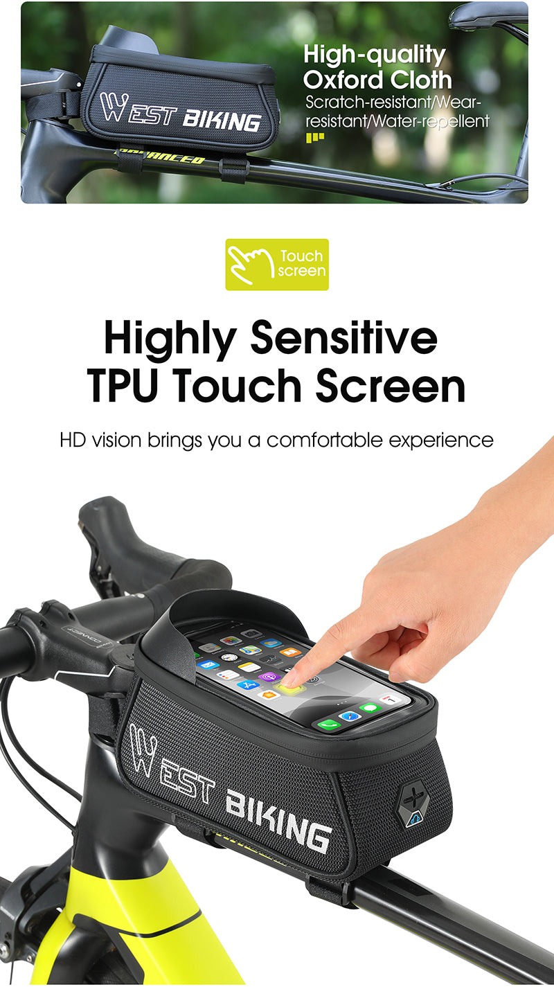 WEST BIKING Bicycle Bag Sensitive Touch Screen Bike Phone Bag