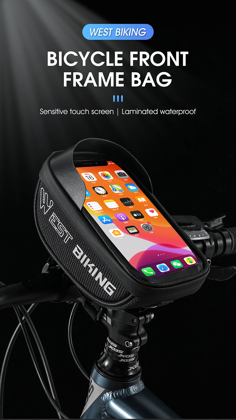 WEST BIKING Bicycle Bag Sensitive Touch Screen Bike Phone Bag